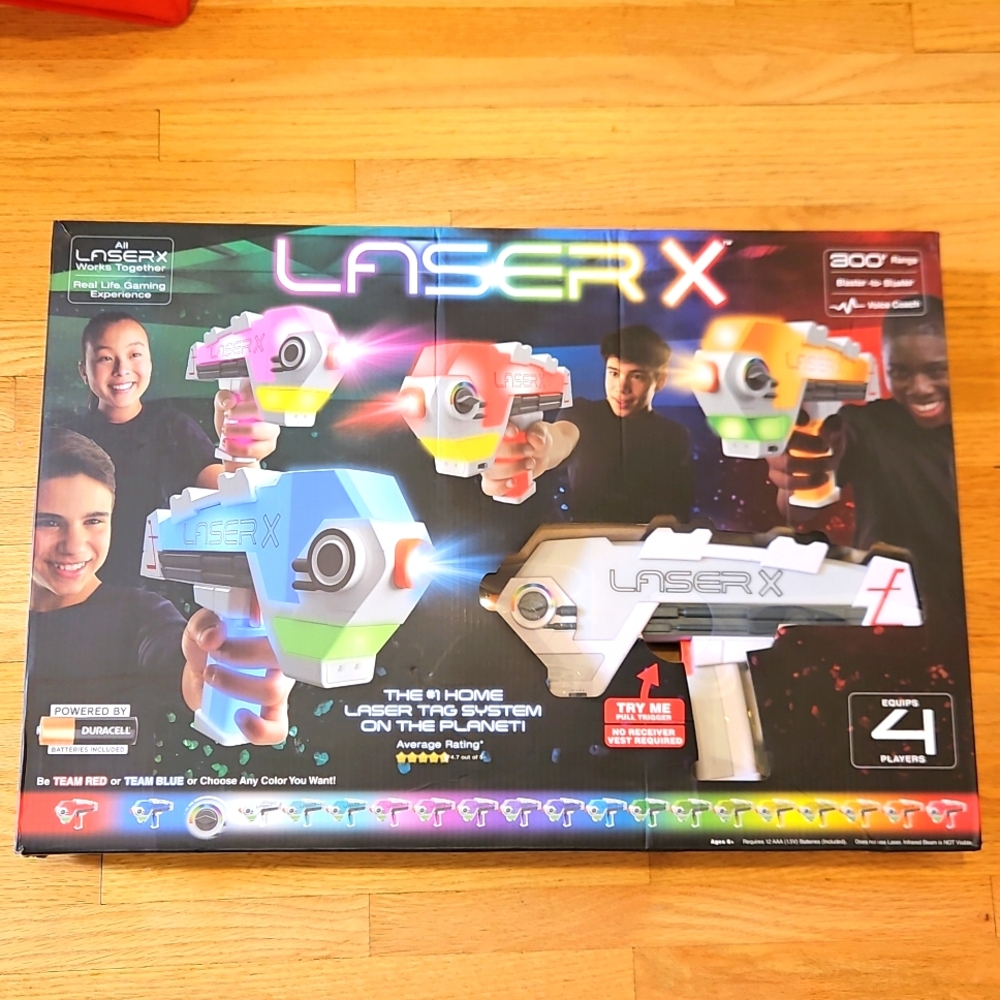 Laser X Revolution 4 Player Blaster Laser Tag Toy Game